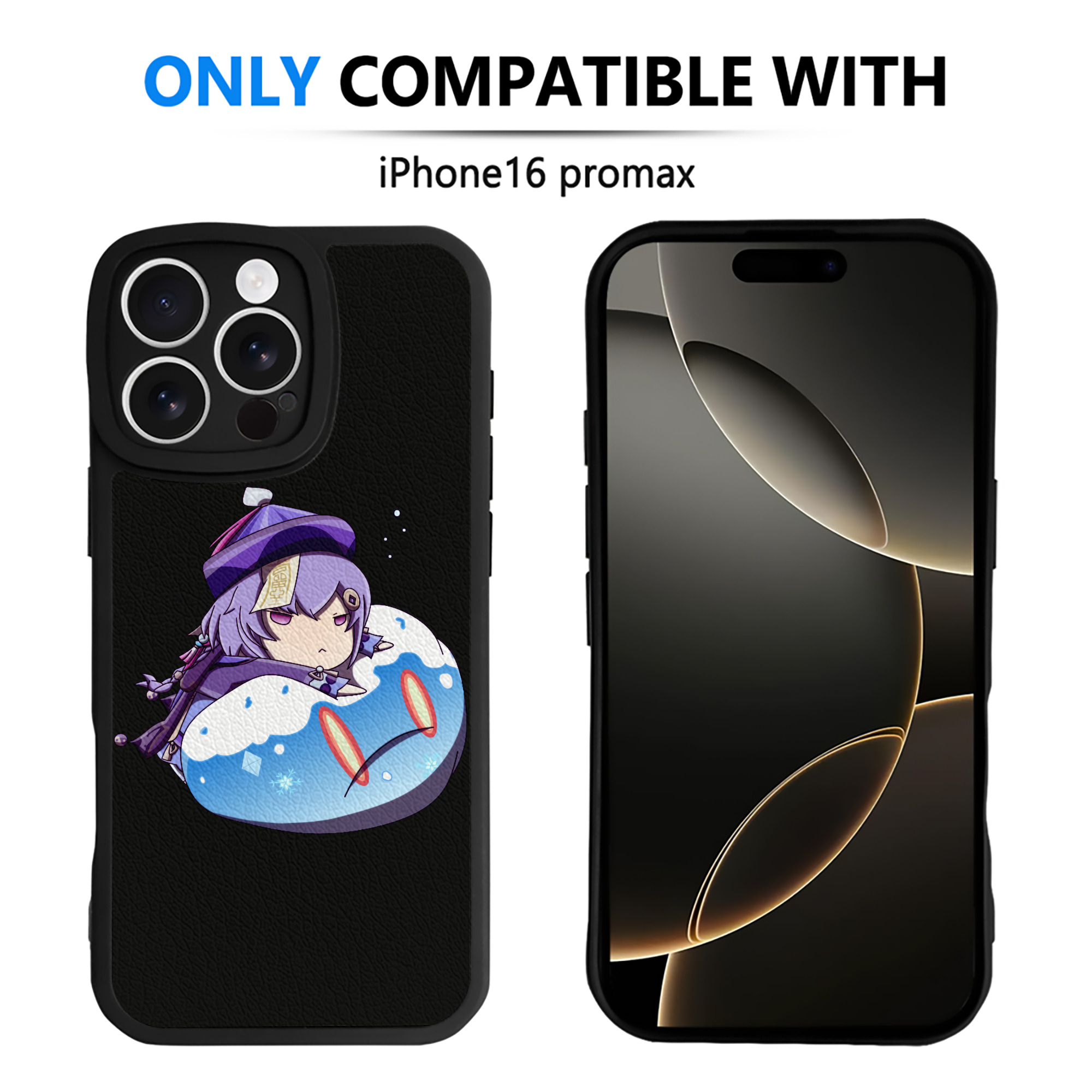 げんし神 七七 なな  genshin Nana 【iPhone 16シリーズ対応】シリコンスマホケース（レザー調） 材質：シリコン